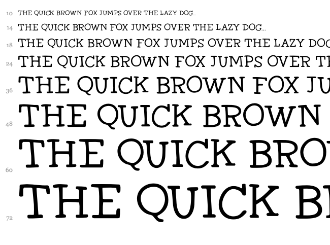 DK Homeward Bound II font waterfall